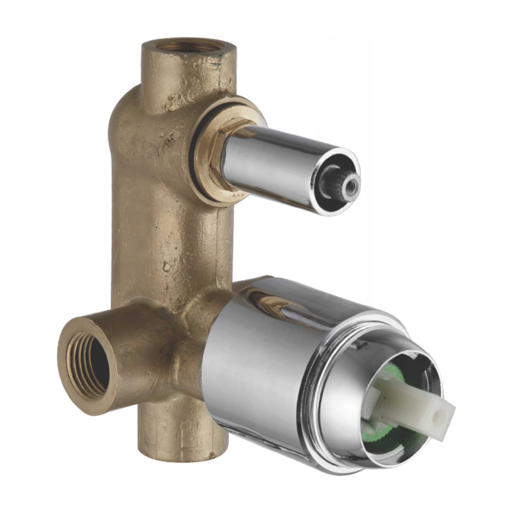 Diverter Body With 46 Mm Cartage & On Off Fittings 4 Way High Flow