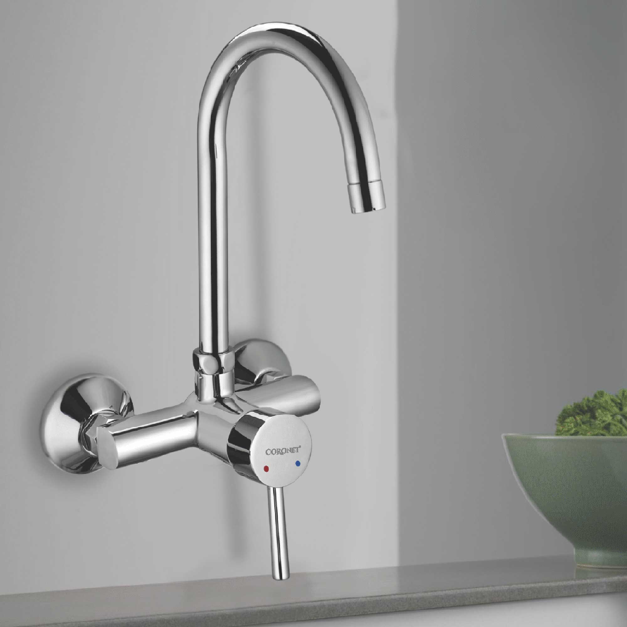 Sink Mixer Single Lever Wall Mounted 